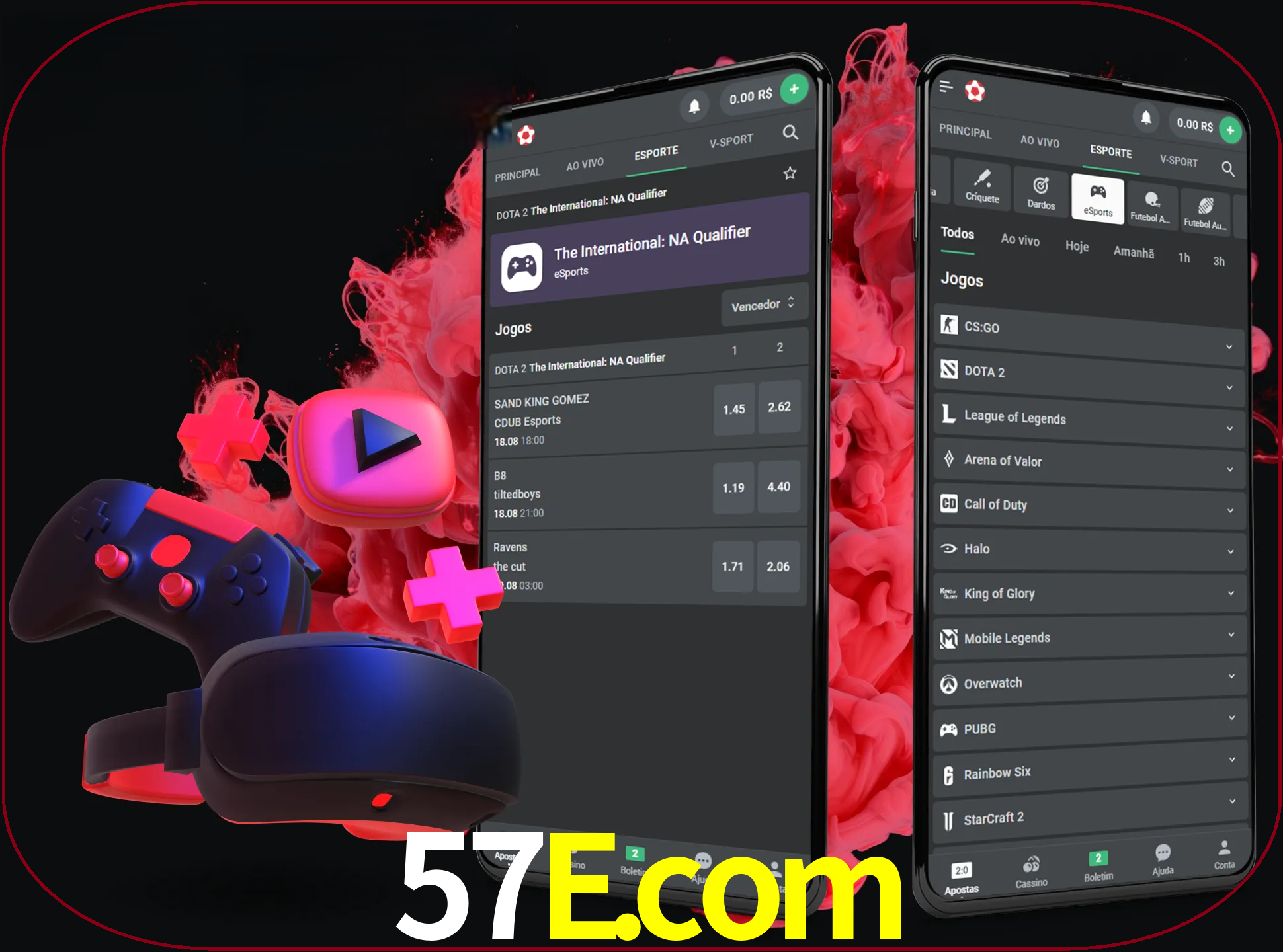 Para ter a aplicação móvel 57e no seu smartphone, basta descarregar o ficheiro apk e seguir as instruções.