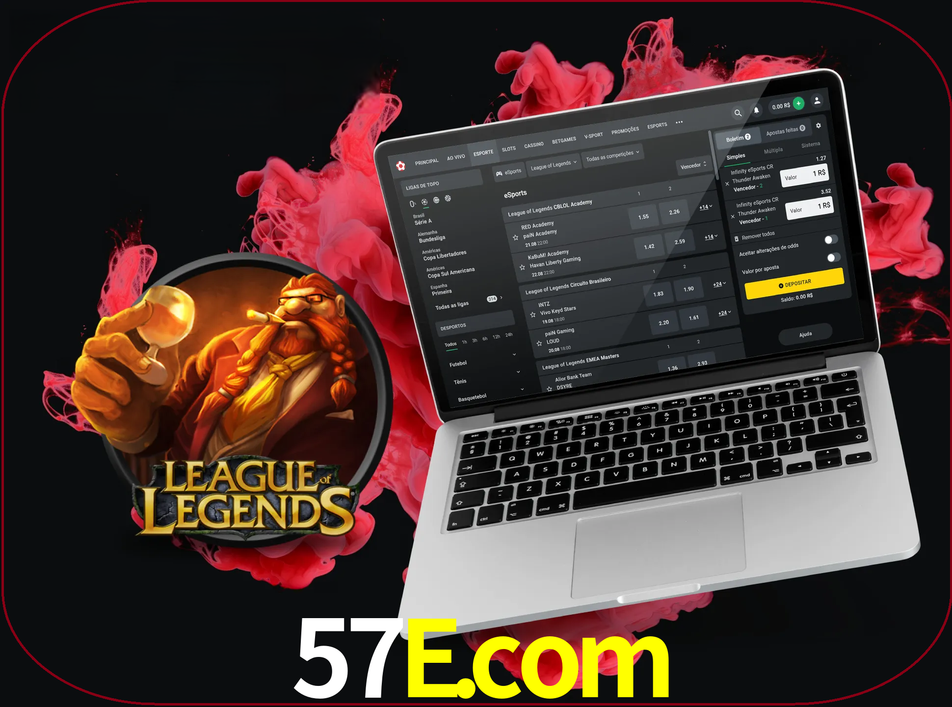 Se é um fã deste jogo, muitos torneios fantásticos que o vão surpreender estão disponíveis no 57e.